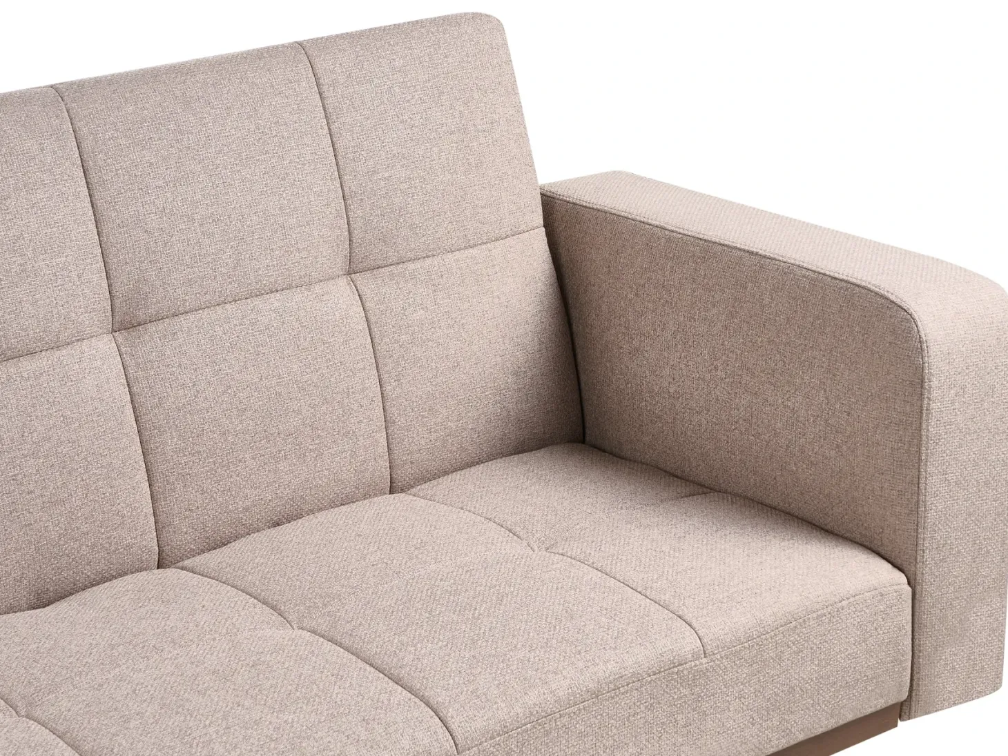 Sovesofa 3 personers HJULBY Lysebrun