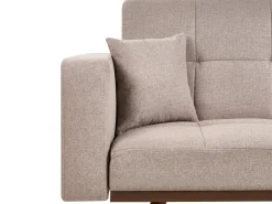 Sovesofa 3 personers HJULBY Lysebrun