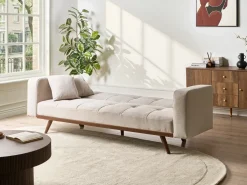 Sovesofa 3 personers HJULBY Lys Beige