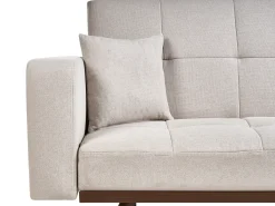 Sovesofa 3 personers HJULBY Lys Beige