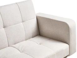 Sovesofa 3 personers HJULBY Lys Beige