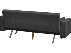 Sovesofa 3 personers HJULBY Sort