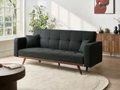 Sovesofa 3 personers HJULBY Sort