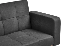 Sovesofa 3 personers HJULBY Sort