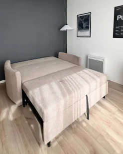 Sovesofa 2 personers HOVIN Brungrå