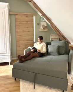 Sovesofa 2 personers HOVIN Grøn