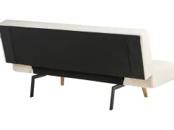 Sovesofa 2 personers INGARO Boucle Cremehvid