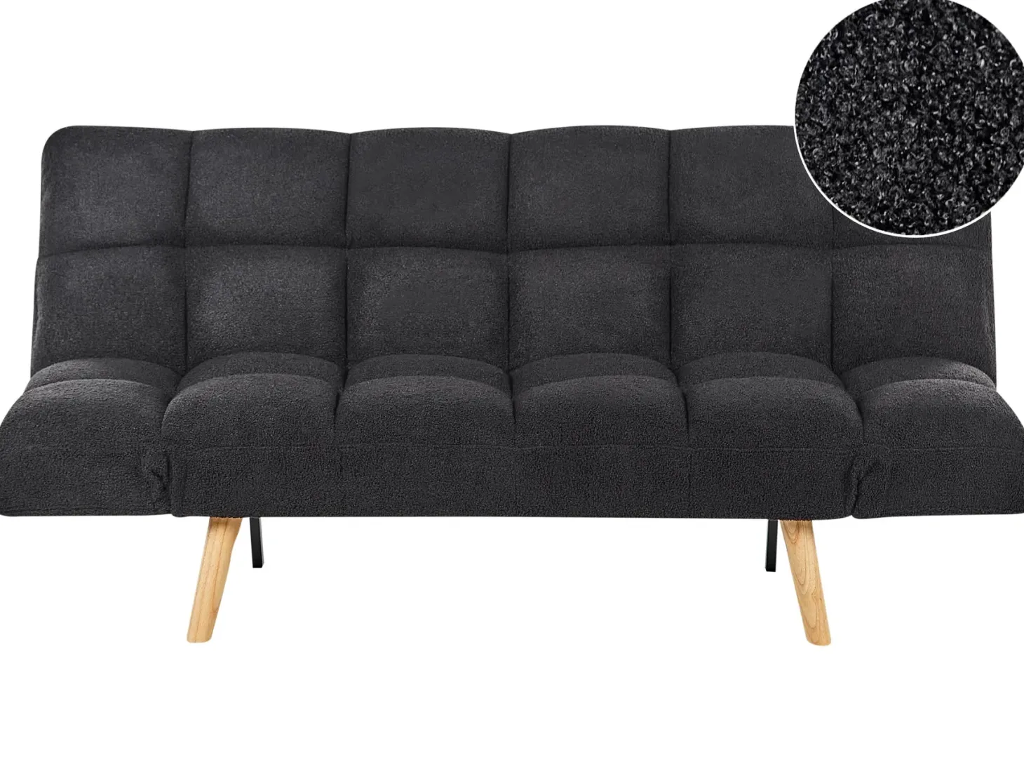 Sovesofa 2 personers INGARO Boucle Sort