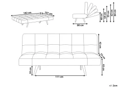 Sovesofa 2 personers INGARO Lysegrøn