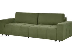 Sovesofa 3 personers INNVIK Grøn med opbevaring