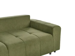 Sovesofa 3 personers INNVIK Grøn med opbevaring