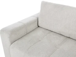 Sovesofa 2 personers INNVIK Lysegrå med opbevaring