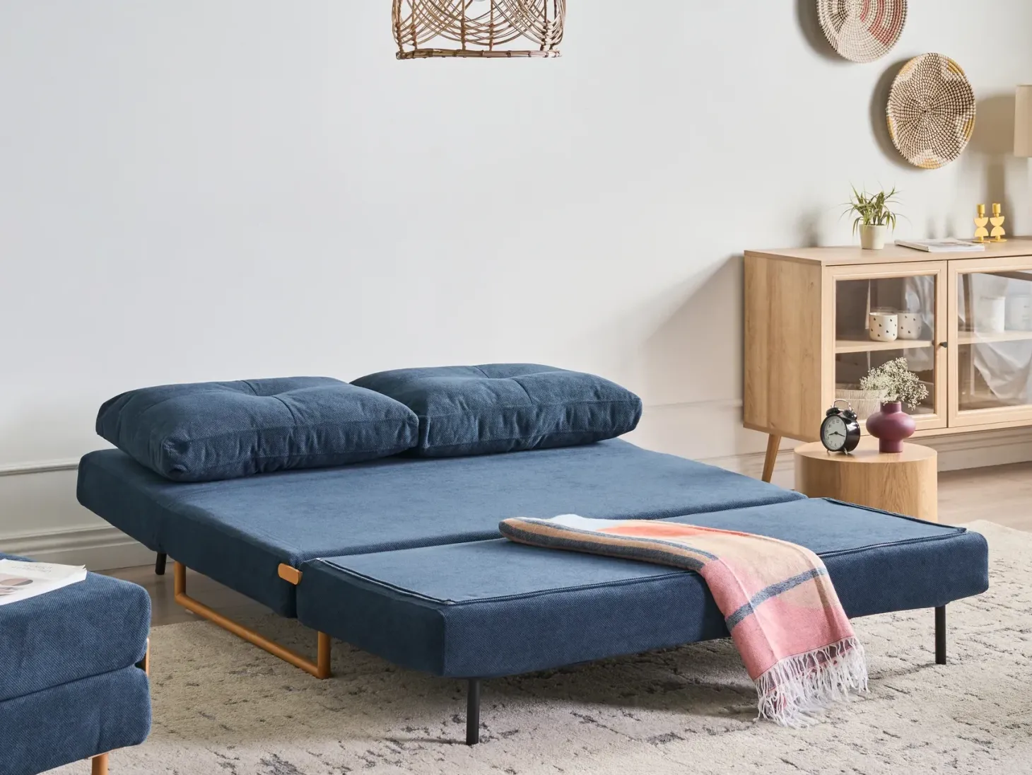 Sovesofa 3 personers JERSLEV Blå