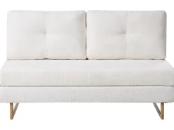 Sovesofa 3 personers JERSLEV Boucle Cremehvid