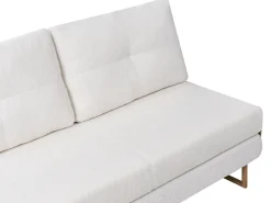 Sovesofa 3 personers JERSLEV Boucle Cremehvid