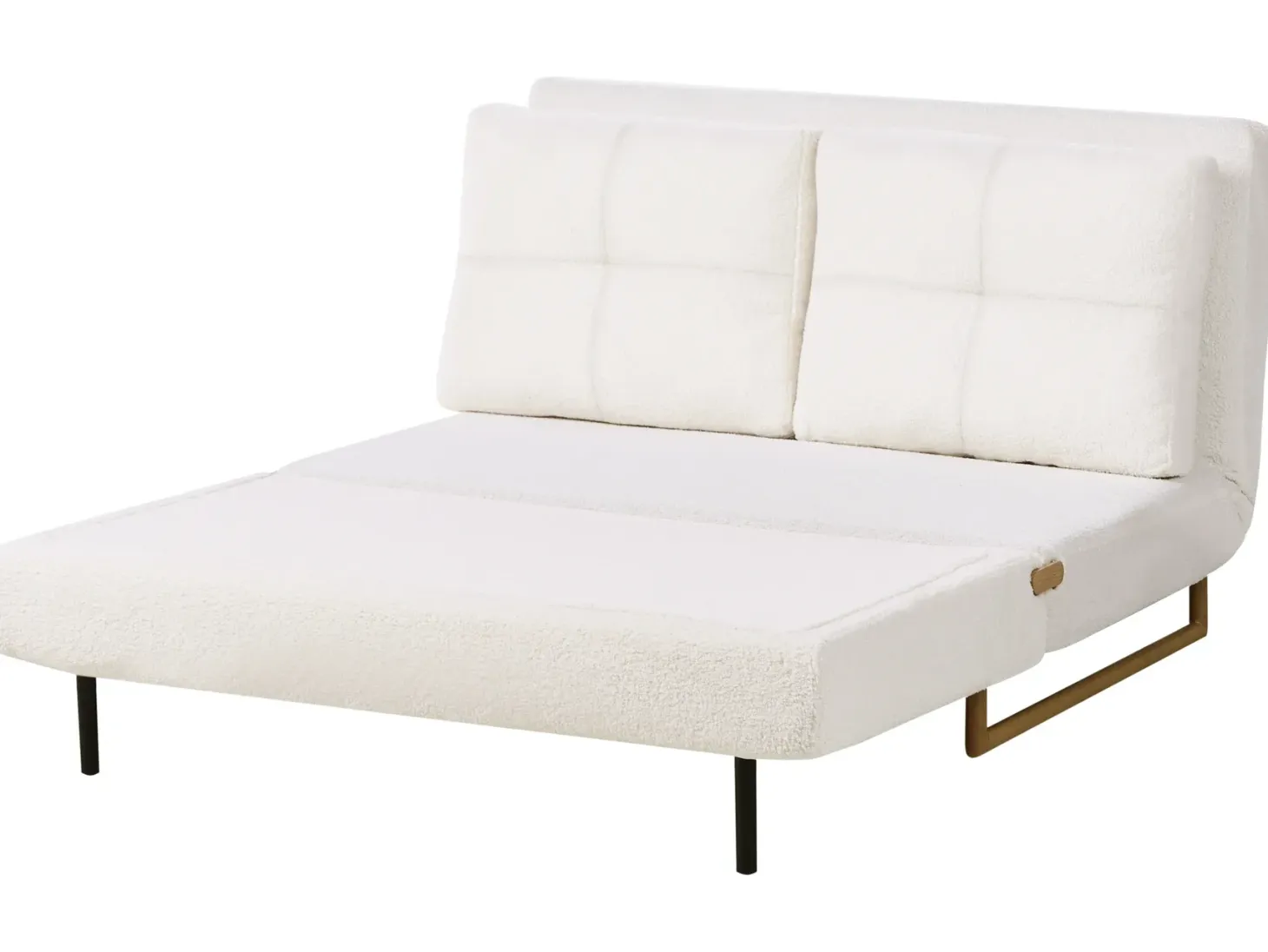 Sovesofa 2 personers JERSLEV Boucle Cremehvid