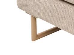 Sovesofa 2 personers JERSLEV Lysebrun