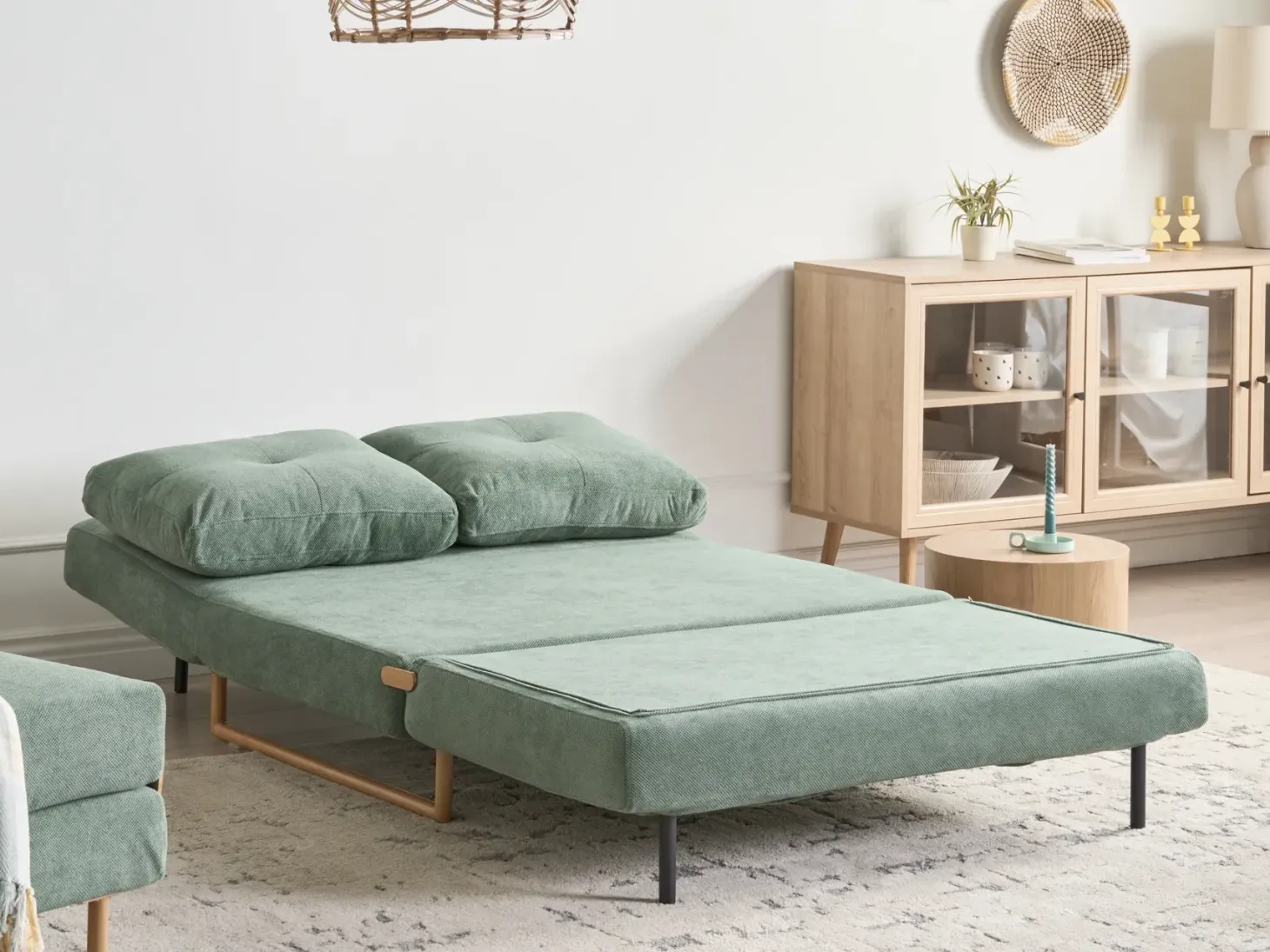 Sovesofa 2 personers JERSLEV Lysegrøn