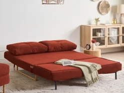 Sovesofa 3 personers JERSLEV Rød