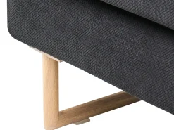 Sovesofa 3 personers JERSLEV Sort