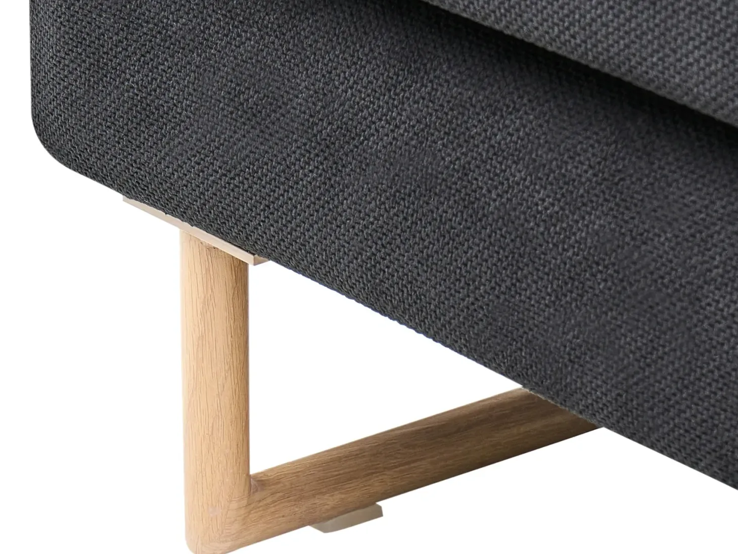 Sovesofa 3 personers JERSLEV Sort