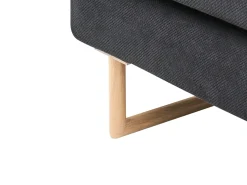 Sovesofa 2 personers JERSLEV Sort