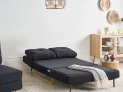 Sovesofa 2 personers JERSLEV Sort