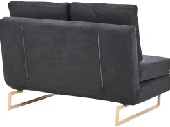 Sovesofa 2 personers JERSLEV Sort