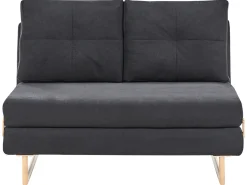 Sovesofa 2 personers JERSLEV Sort