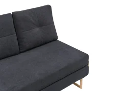 Sovesofa 2 personers JERSLEV Sort