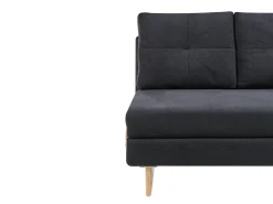 Sovesofa 2 personers JERSLEV Sort