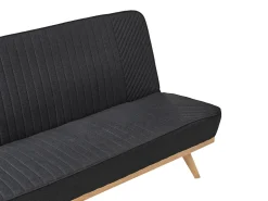 Sovesofa 2 personers KALFAFEL Sort