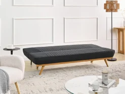 Sovesofa 2 personers KALFAFEL Sort