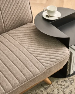 Sovesofa 2 personers KALFAFEL Lysebrun