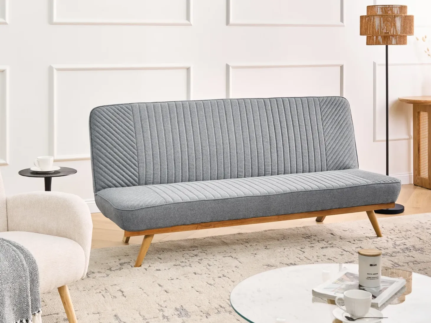 Sovesofa 2 personers KALFAFEL Grå
