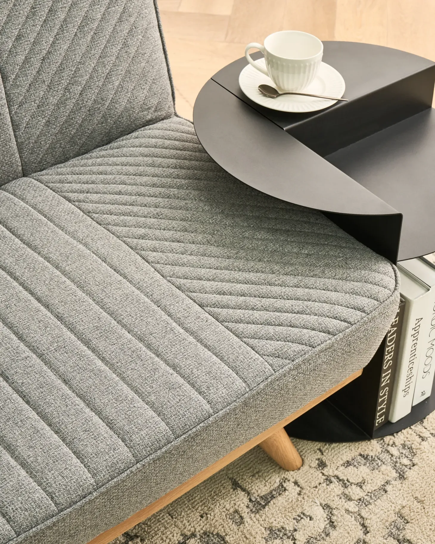Sovesofa 2 personers KALFAFEL Grå