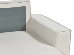 Sovesofa 3 personers KARILA Lys Beige med opbevaring Venstrevendt