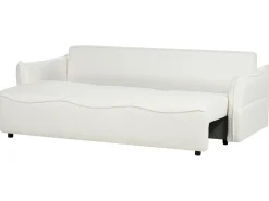 Sovesofa 3 personers KRAMA Boucle Hvid med opbevaring