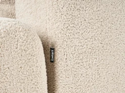 Sovesofa 3 personers KVAM Boucle Lys Beige med opbevaring