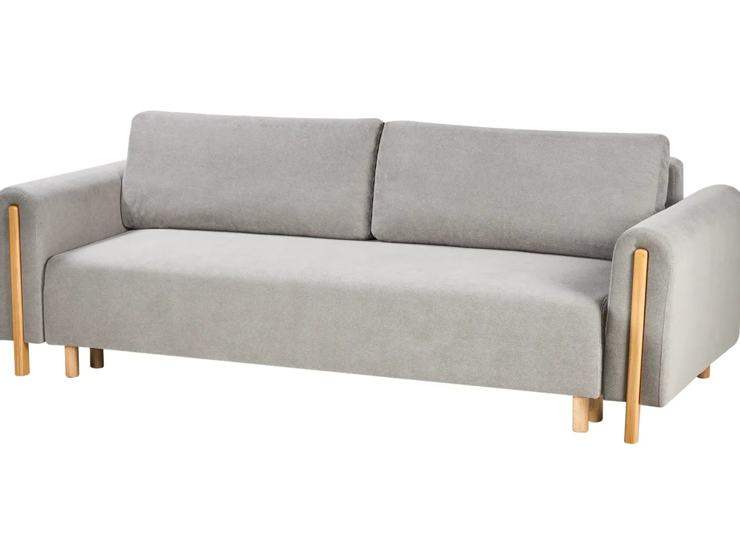 Sovesofa 3 personers KVAM Grå med opbevaring