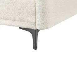 Sovesofa 3 personers LUCAN Boucle Cremehvid