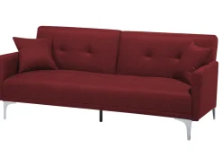 Sovesofa 3 personers LUCAN Mørkerød