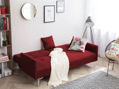 Sovesofa 3 personers LUCAN Mørkerød