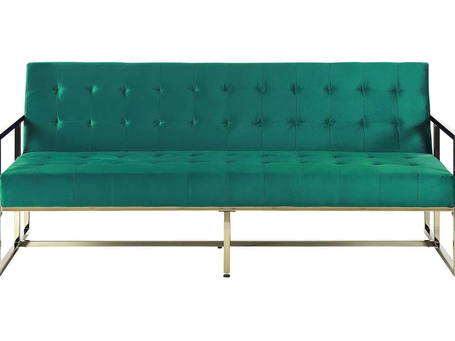Sovesofa 3 personers MARSTAL Velour Smaragdgrøn