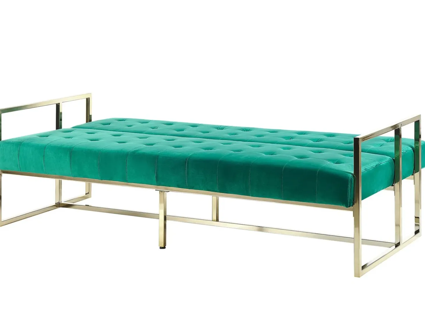 Sovesofa 3 personers MARSTAL Velour Smaragdgrøn