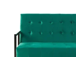 Sovesofa 3 personers MARSTAL Velour Smaragdgrøn