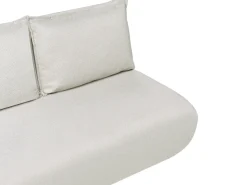 Sovesofa 2 personers ROROS Kunstlinned Cremehvid