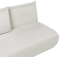 Sovesofa 2 personers ROROS Kunstlinned Cremehvid