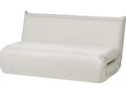 Sovesofa 2 personers ROROS Kunstlinned Cremehvid