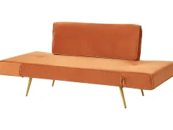 Sovesofa 2 personers SAARELA Velour Orange